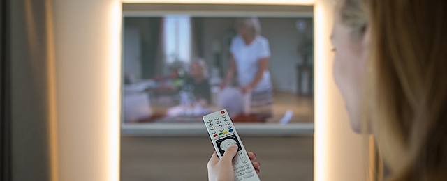 TV-Empfang bei Johann Fertl in Steinkirchen